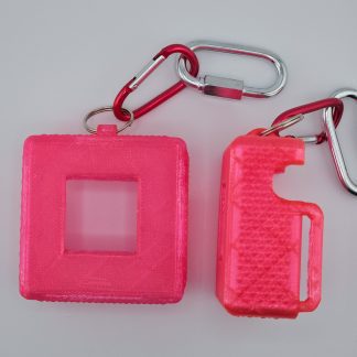 Aphrodite - Diamond Knurl Texture- Aranet4 CO2 Monitor Cover with Top Key Ring, and Belt Mounting Loops