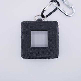 Second - Midnight - Diamond Knurl Texture- Aranet4 CO2 Monitor Cover with Top Key Ring, and Belt Mounting Loops