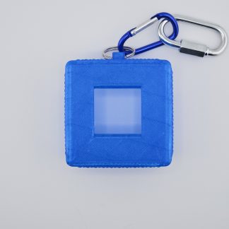 Sapphire - Diamond Knurl Texture- Aranet4 CO2 Monitor Cover with Top Key Ring, and Belt Mounting Loops