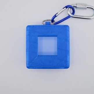 Sapphire - Smooth Flat Texture- Aranet4 CO2 Monitor Cover with Top Key Ring, and Belt Mounting Loops