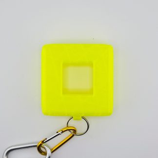 Highlighter - Diamond Knurl Texture - Aranet4 CO2 Monitor Cover with Key Ring on Bottom